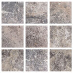 Trawertyn Ash Greige 10x10x1cm