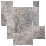 Trawertyn Ash Greige French Pattern 0,742m2 x 1,2cm