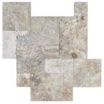 Trawertyn Silver Greige French Pattern 0,742m2 x 1,2cm